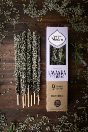 SAHUMERIO LAVANDA-OLIBANO HIERBAS