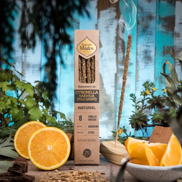 SAHUMERIO NATURAL CITRONELA NARANJA PS