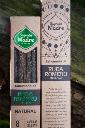 SAHUMERIO NATURAL RUDA ROMERO INCIENSO