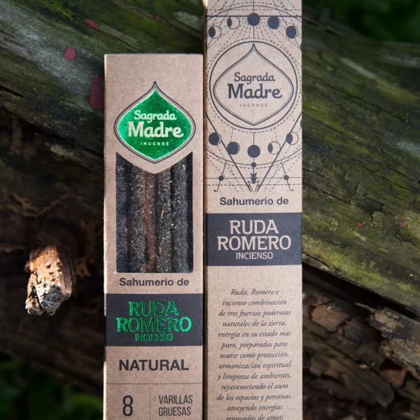 SAHUMERIO NATURAL RUDA ROMERO INCIENSO