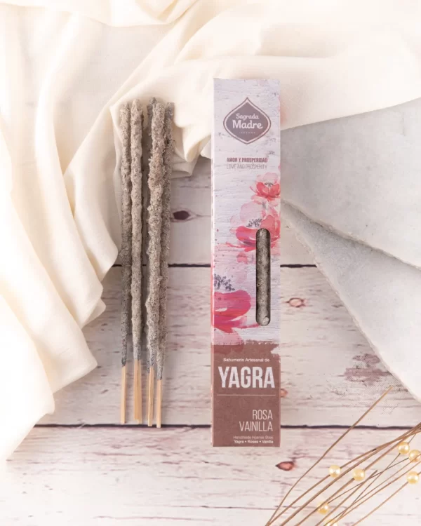 SAHUMERIO YAGRA ROSA Y VAINILLA